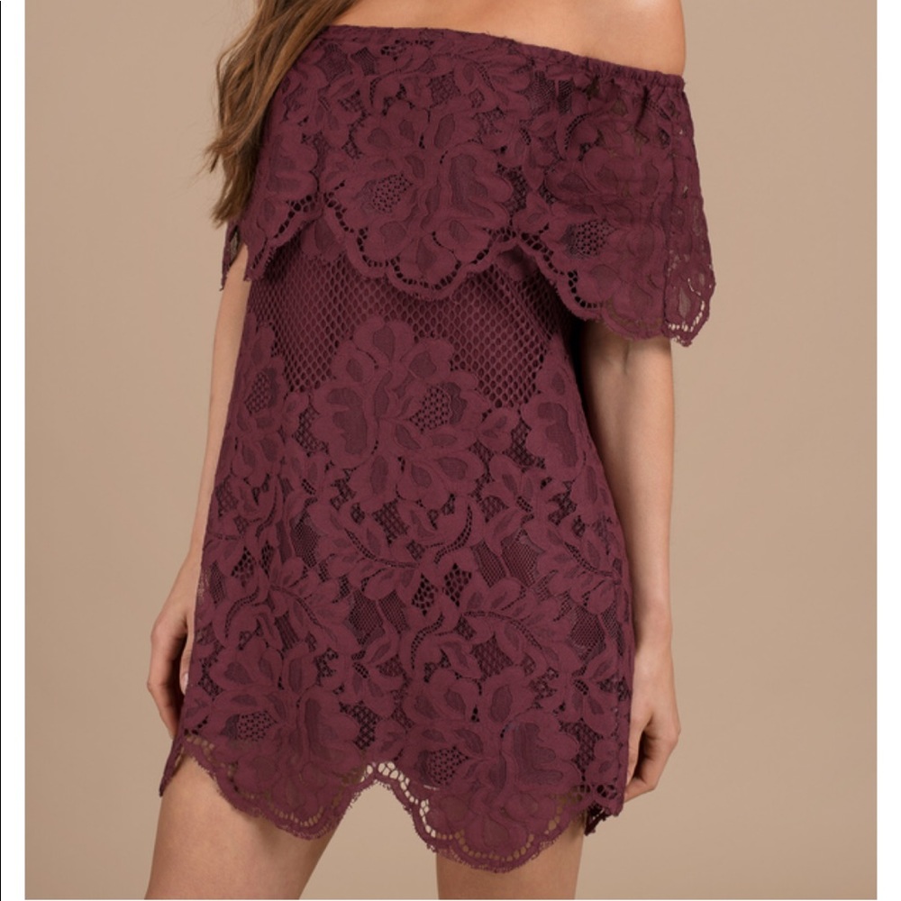 Off the shoulder dress